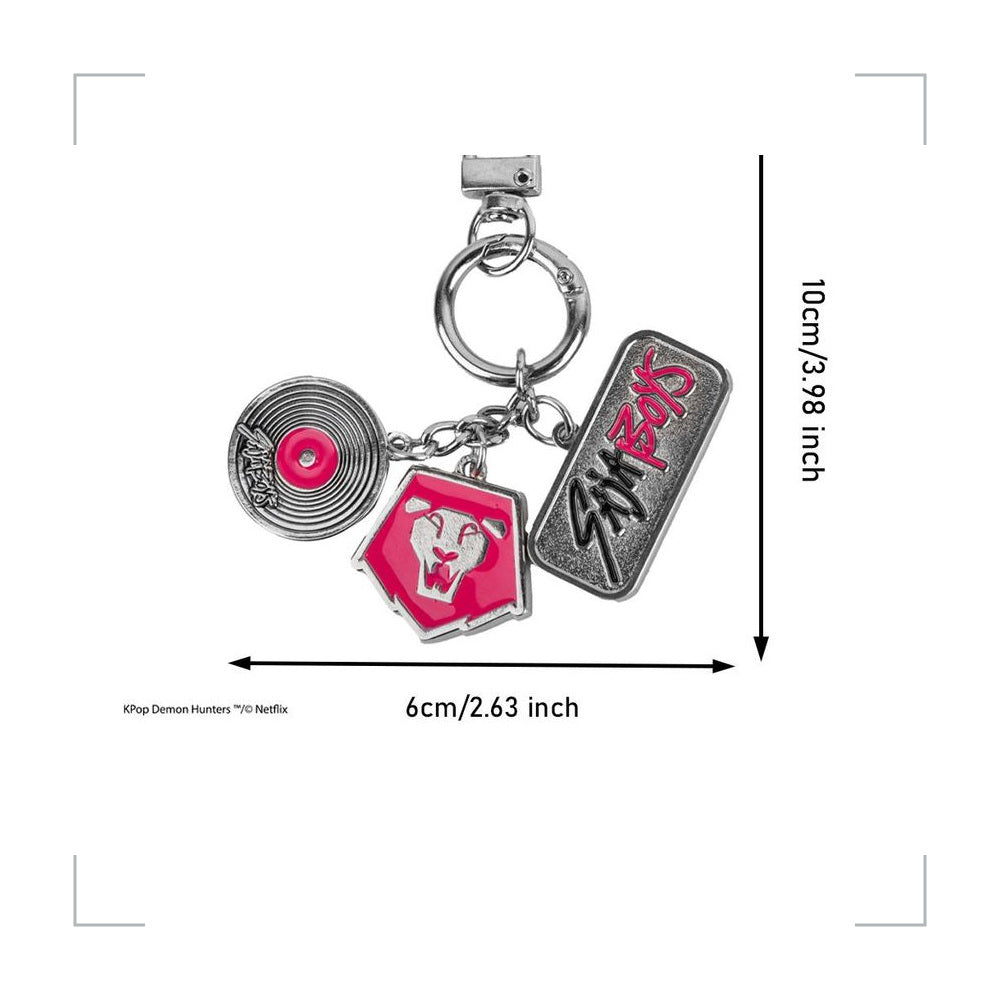 [BG_UNKNOWN] Kpop Demon Hunters Zinc Alloy Keychain 2