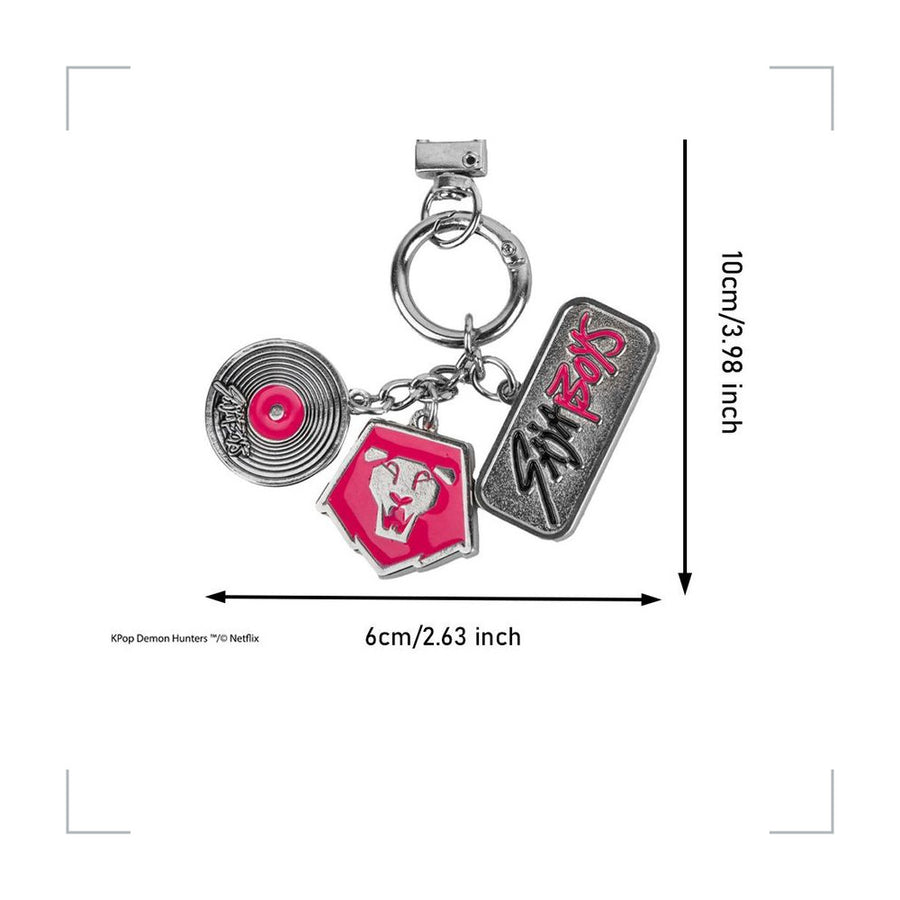 [BG_UNKNOWN] Kpop Demon Hunters Zinc Alloy Keychain 2