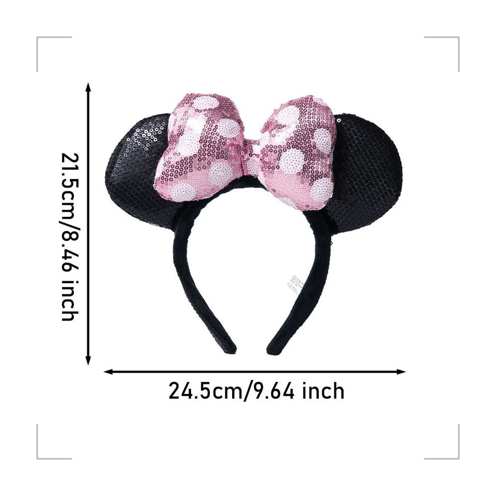 [BG_UNKNOWN] Disney Mickey Mouse Light-Up Headband - Pink 3