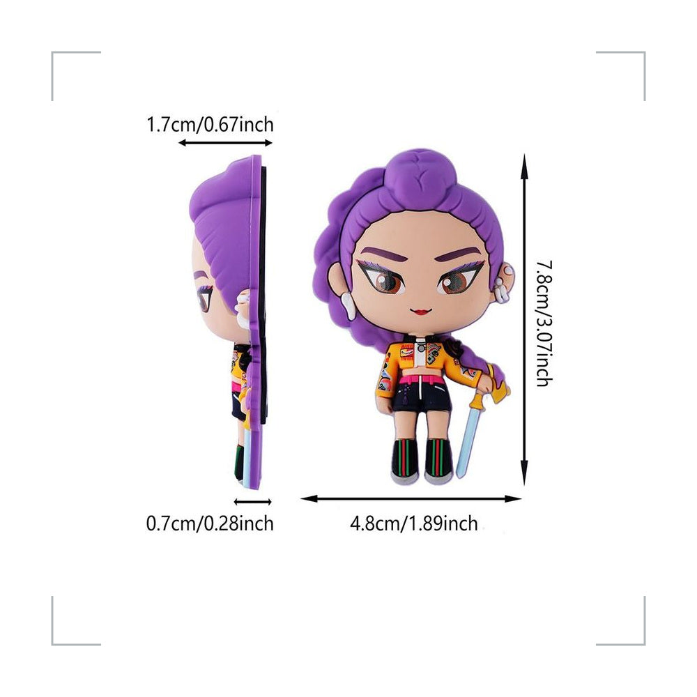 [BG_UNKNOWN] Netflix Kpop Demon Hunters PVC Fridge Magnet 3
