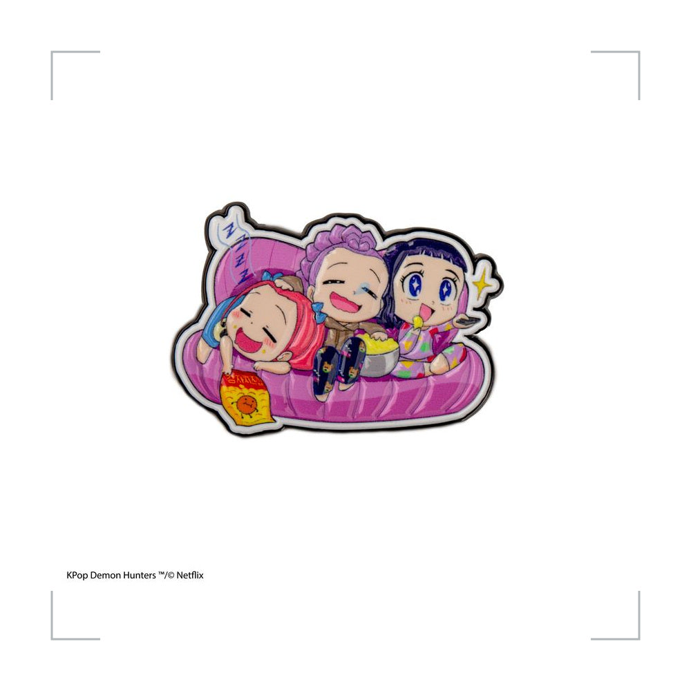 [BG_UNKNOWN] Kpop Demon Hunters Zinc Alloy Pin 3