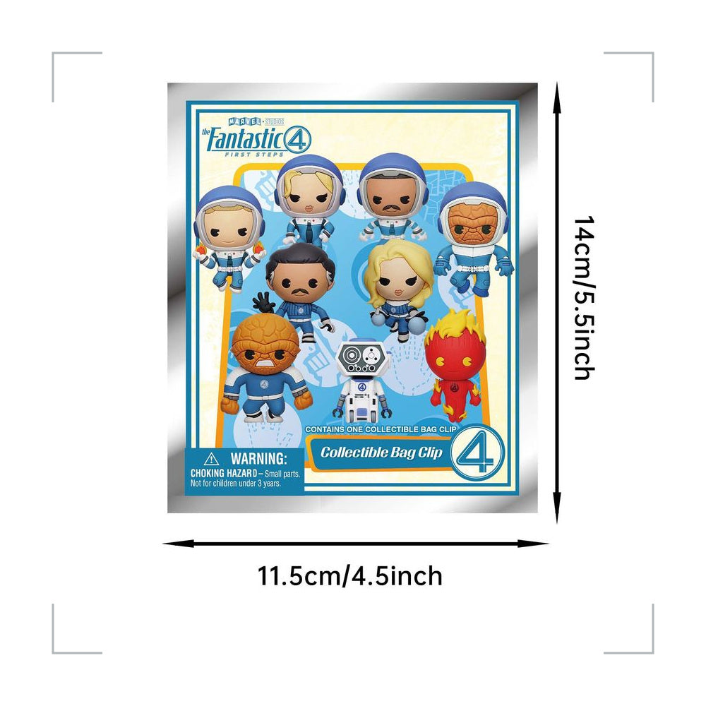 [BG_UNKNOWN] Fantastic Four PVC Blind Bag Keychain 3