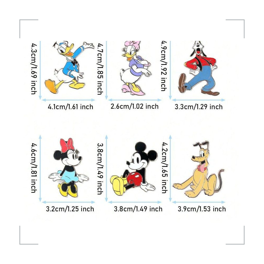[BG_UNKNOWN] Disney Mickey Mouse Zinc Alloy Brooch 3
