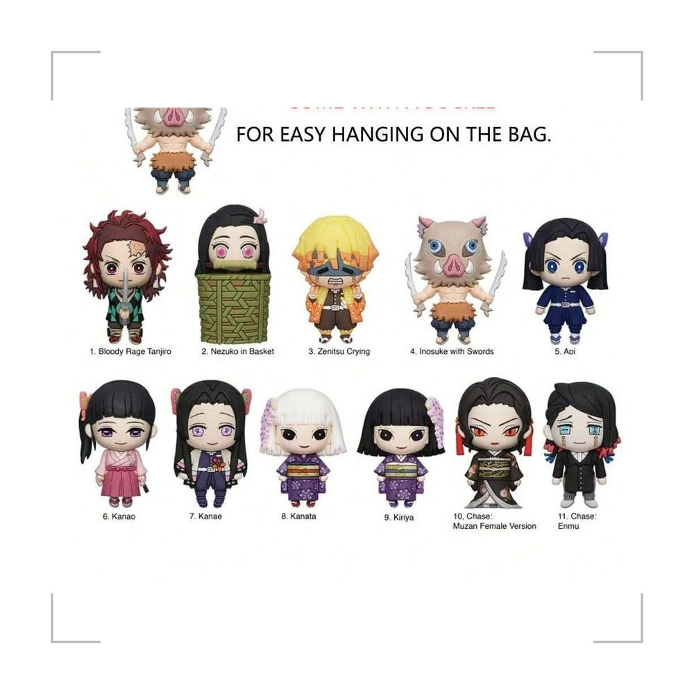 [BG_UNKNOWN] Demon Slayer PVC Blind Bag Keychain 3