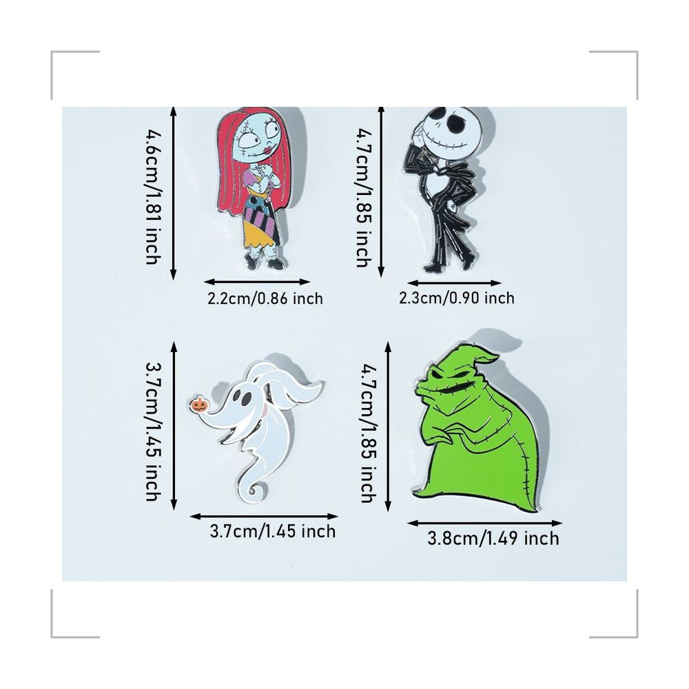 [BG_UNKNOWN] The Nightmare Before Christmas Zinc Alloy Pin 3