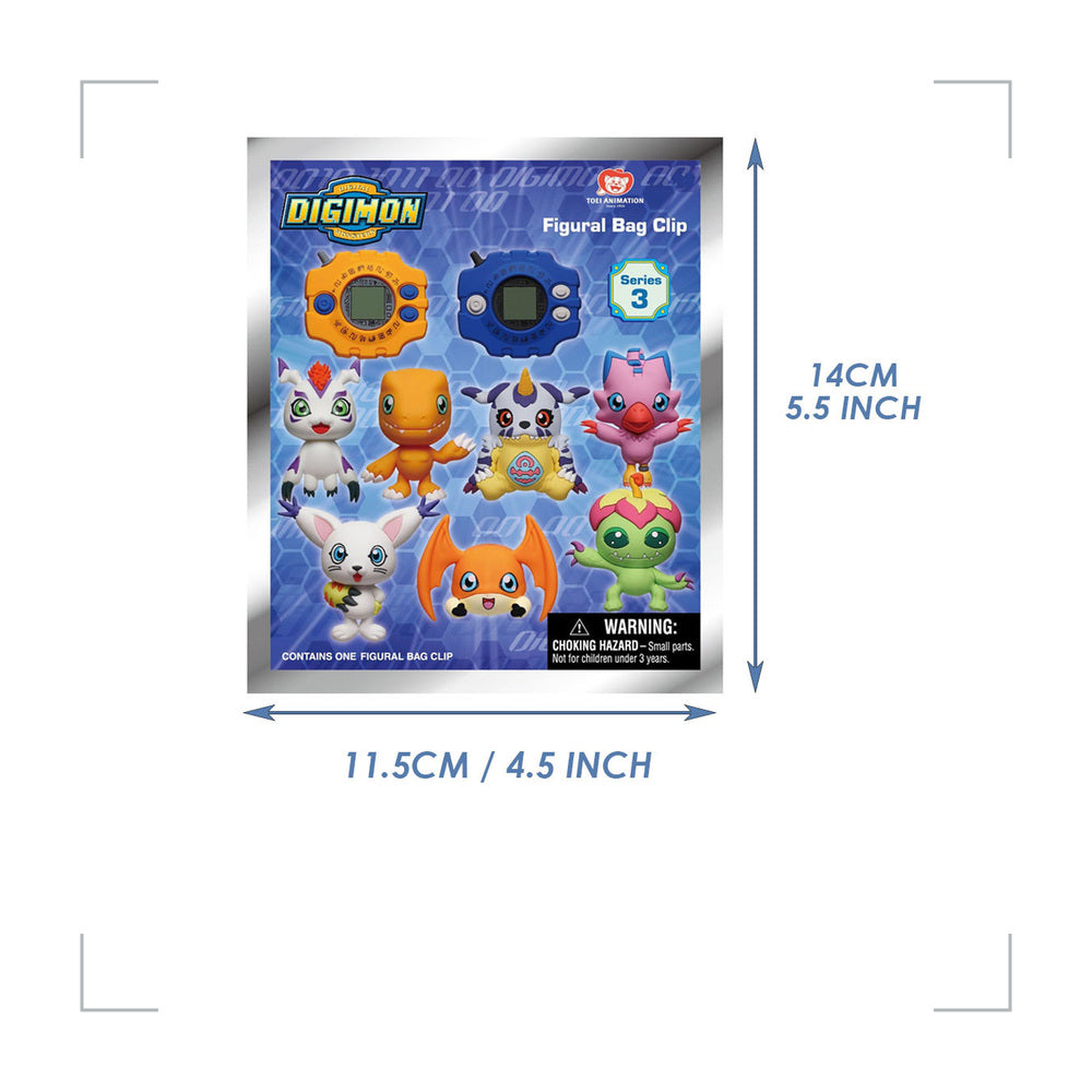 [BG_UNKNOWN] Digimon PVC Blind Bag Keychain 3