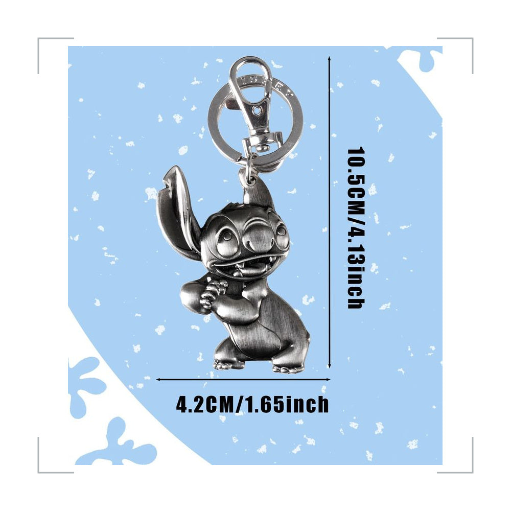 [BG_UNKNOWN] Stitch Metal Keychain 3