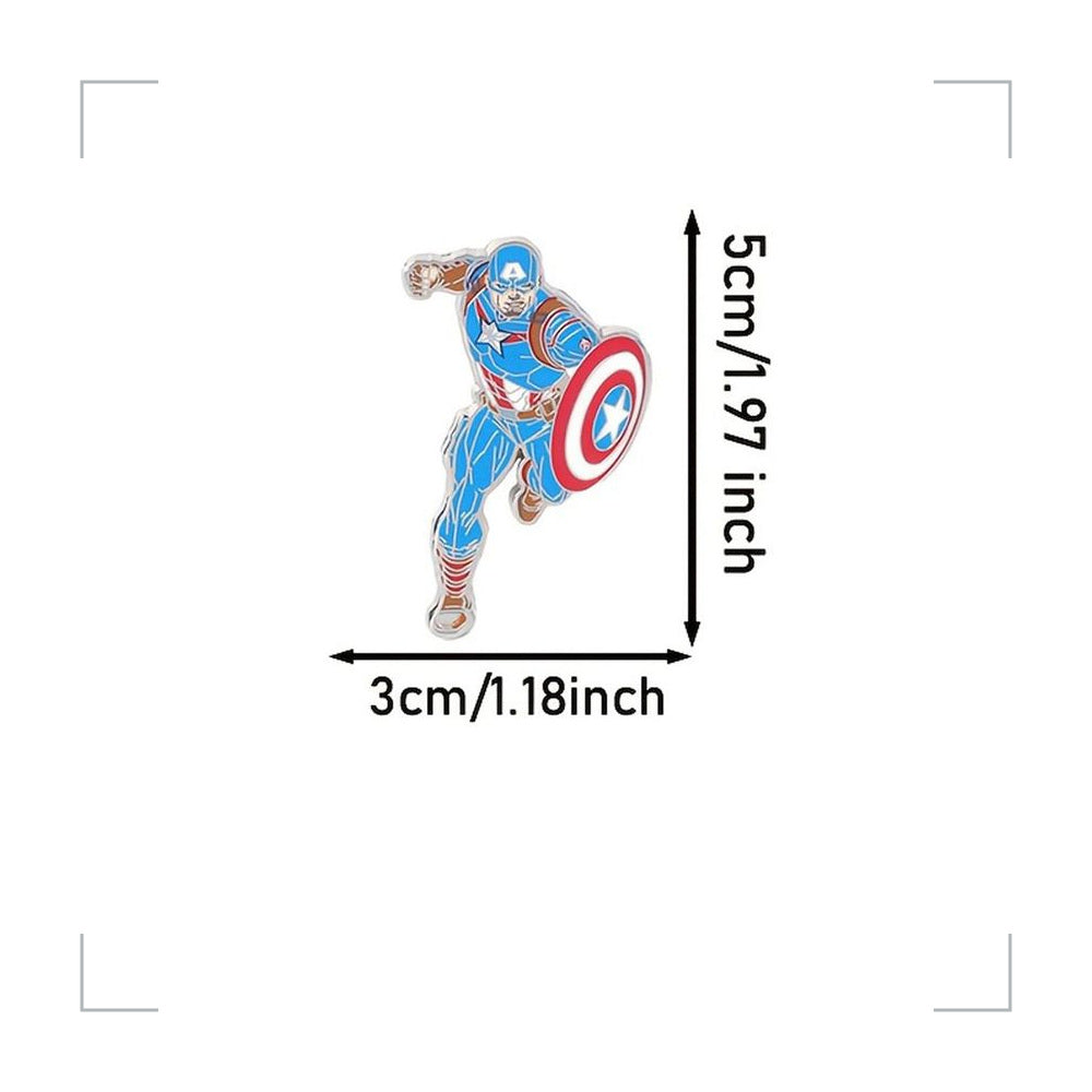 [BG_UNKNOWN] Captain America Zinc Alloy Pin 3