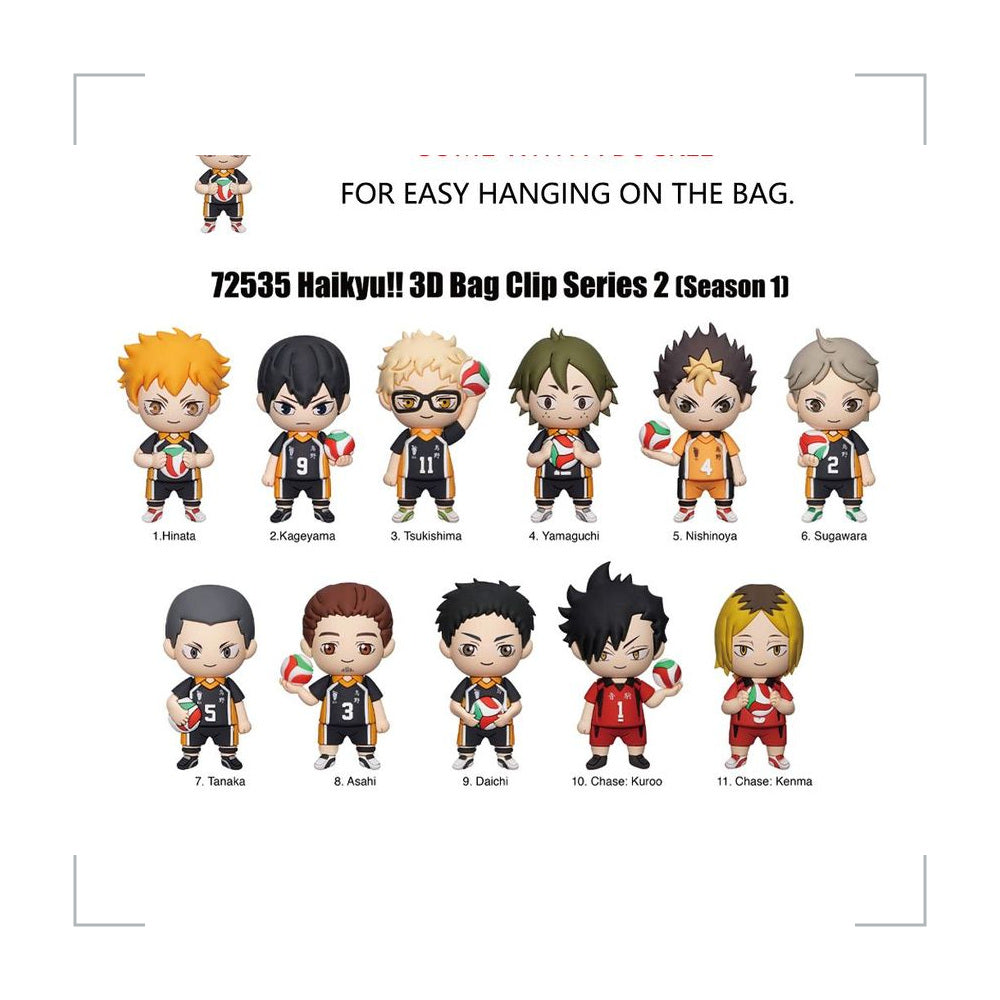[BG_UNKNOWN] Haikyu!! PVC Blind Bag Keychain 3
