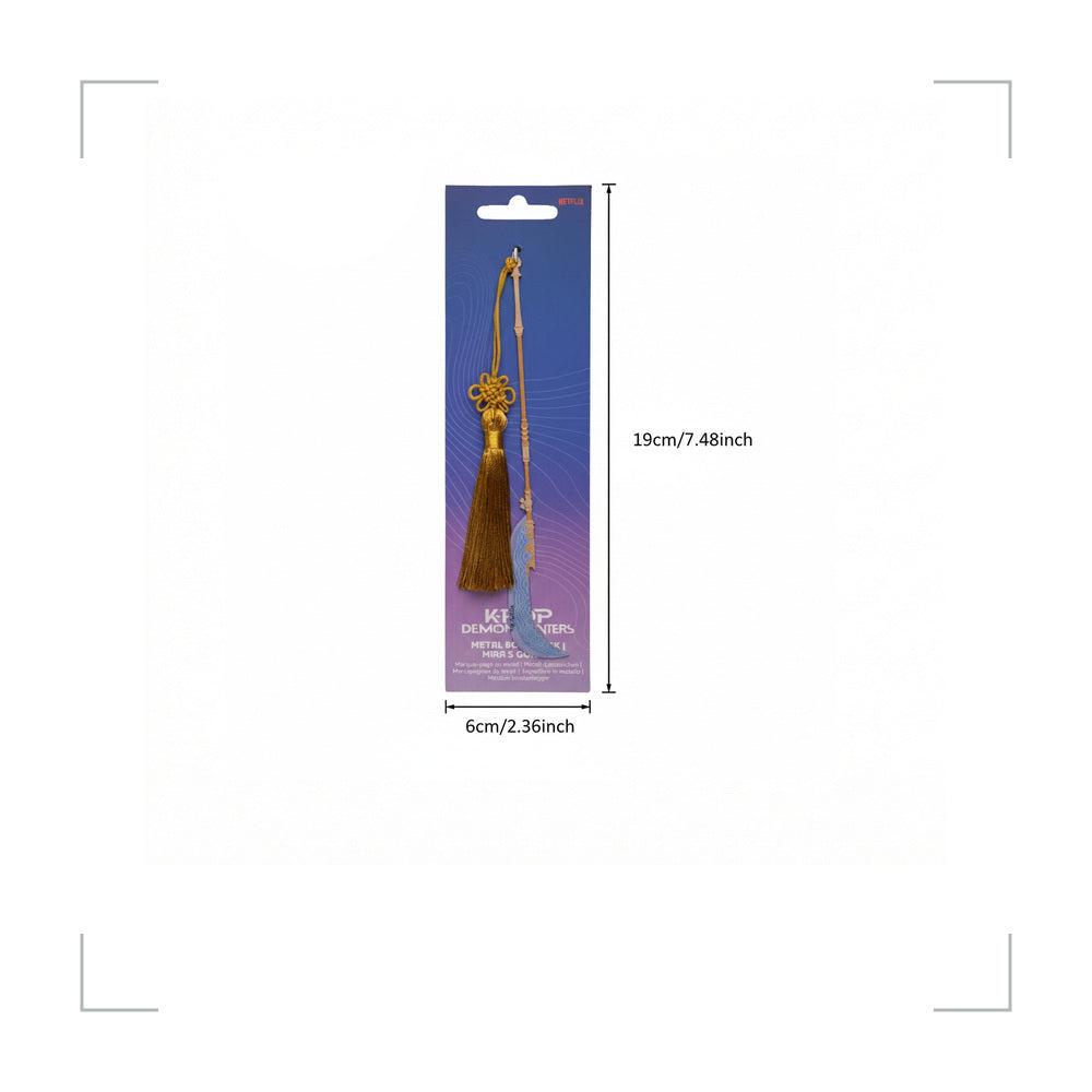 [BG_UNKNOWN] Kpop Demon Hunters Stainless Steel Bookmark 3
