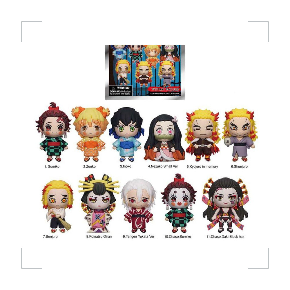 [BG_UNKNOWN] Demon Slayer PVC Blind Bag Keychain 3