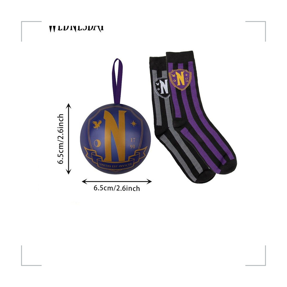 [BG_UNKNOWN] Wednesday Officially Licensed Socks 3