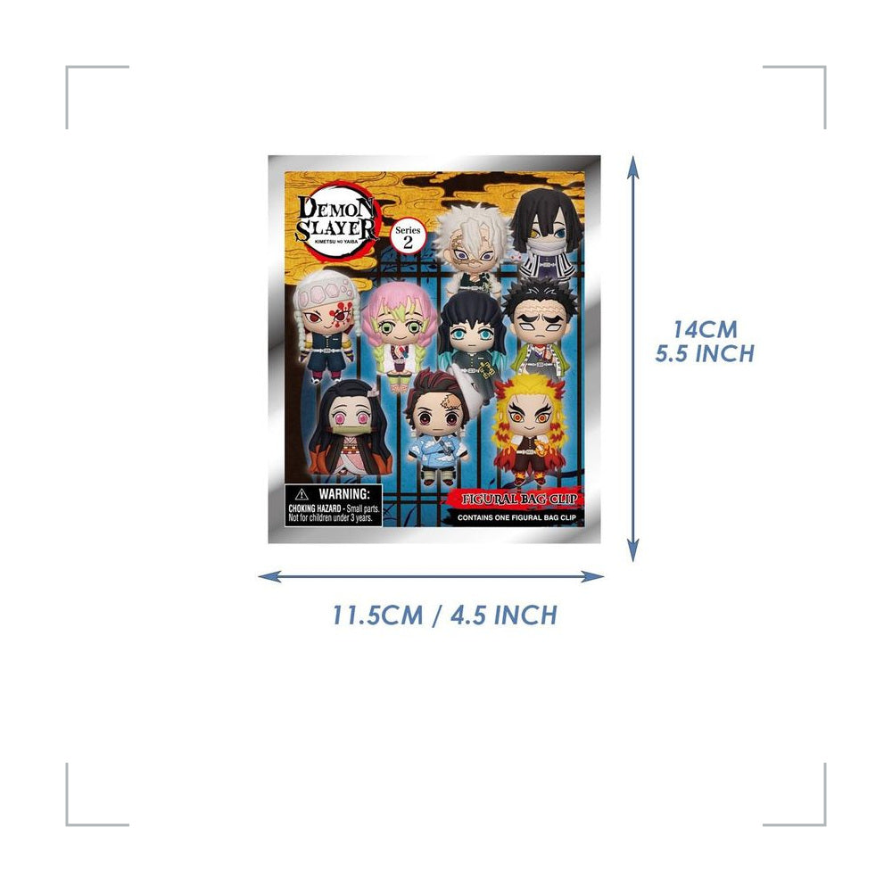 [BG_UNKNOWN] Demon Slayer PVC Blind Bag Keychain 3