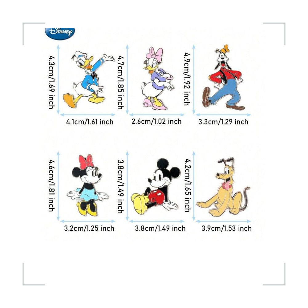 [BG_UNKNOWN] Disney Mickey Mouse Zinc Alloy Brooch Pin 3