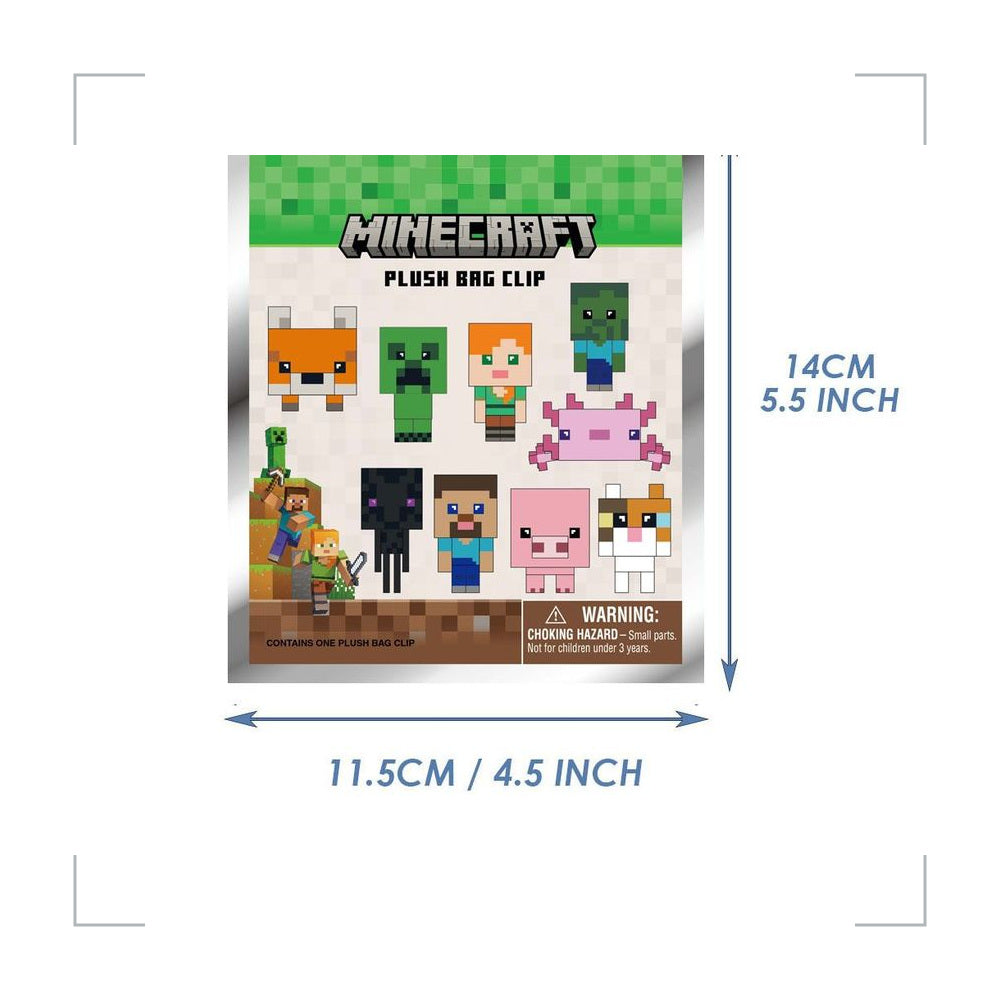 [BG_UNKNOWN] Minecraft Plush Blind Bag Keychain 3