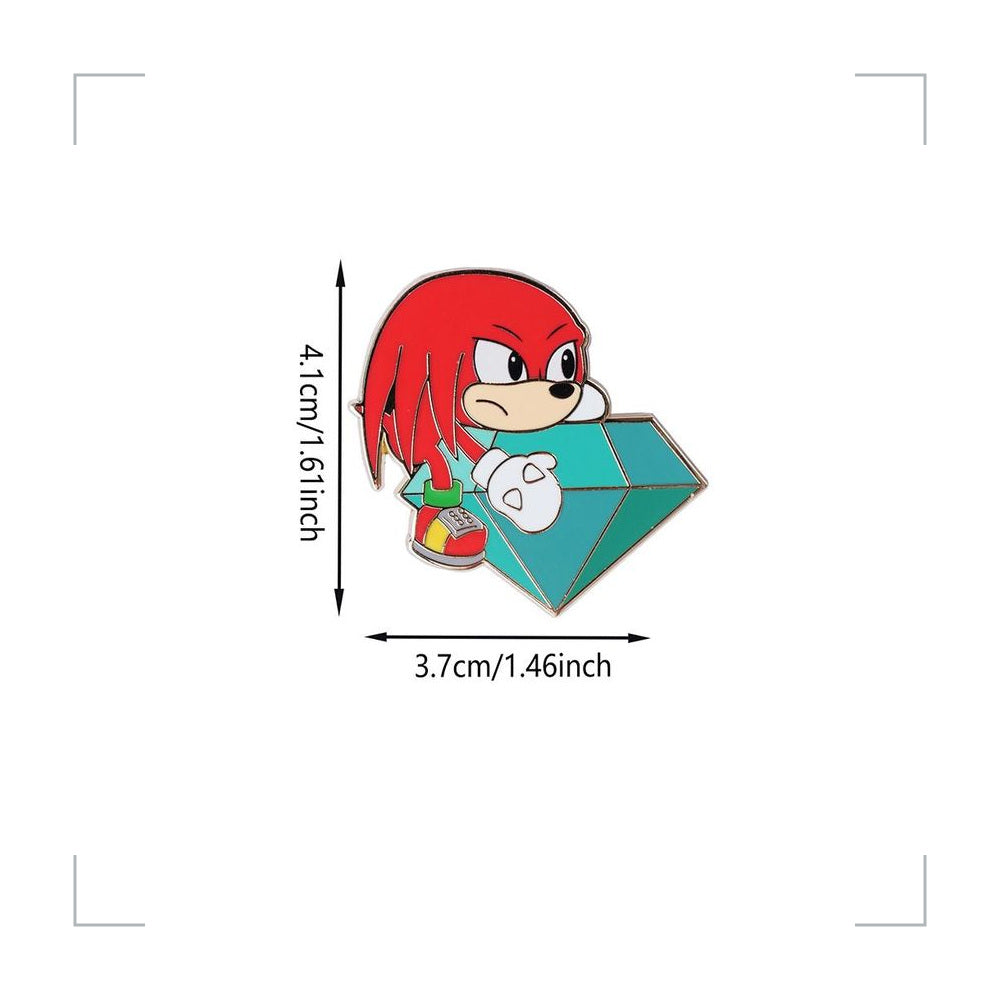 [BG_UNKNOWN] Sonic the Hedgehog Zinc Alloy Brooch Pin 3