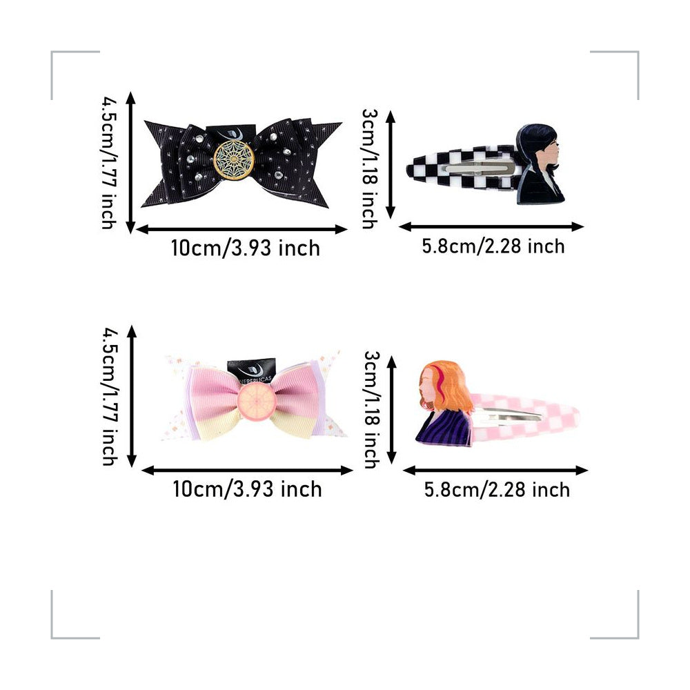 [BG_UNKNOWN] Wednesday Hair Clip Set 3