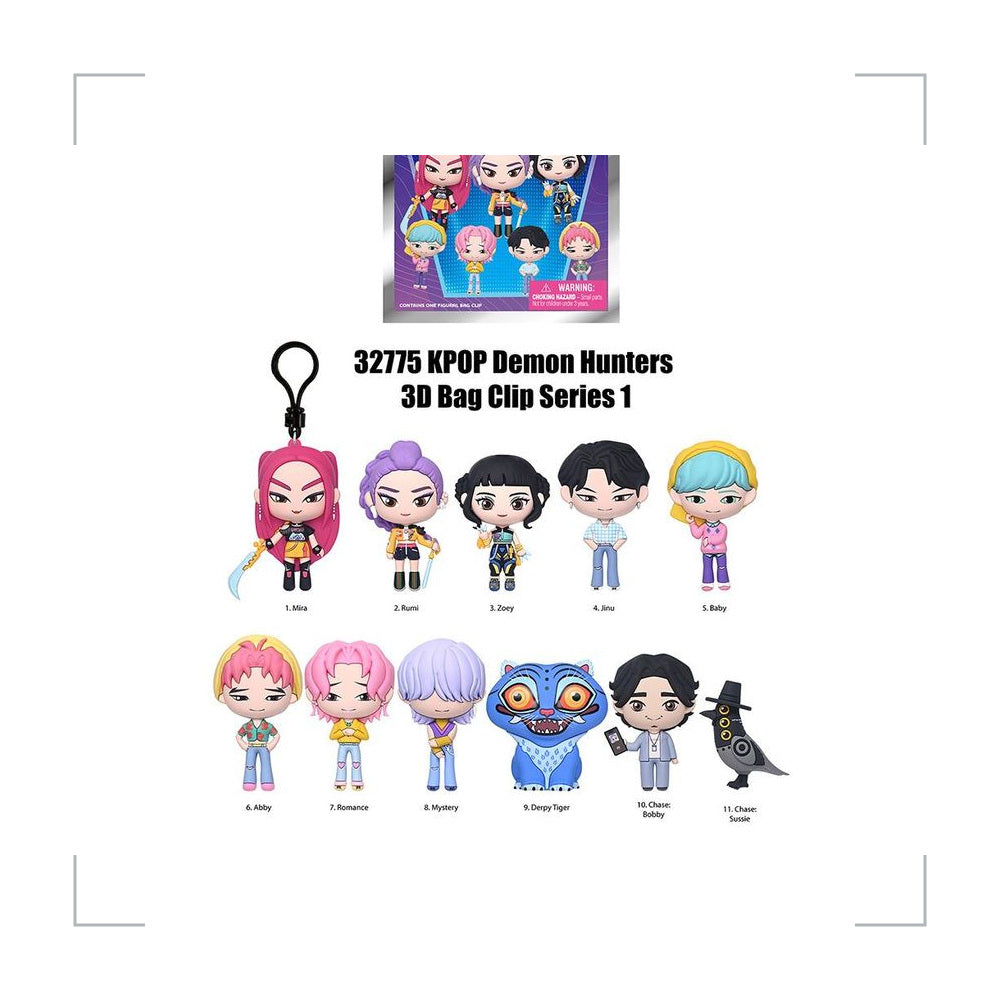 [BG_UNKNOWN] Kpop Demon Hunters PVC Blind Bag Keychain 4
