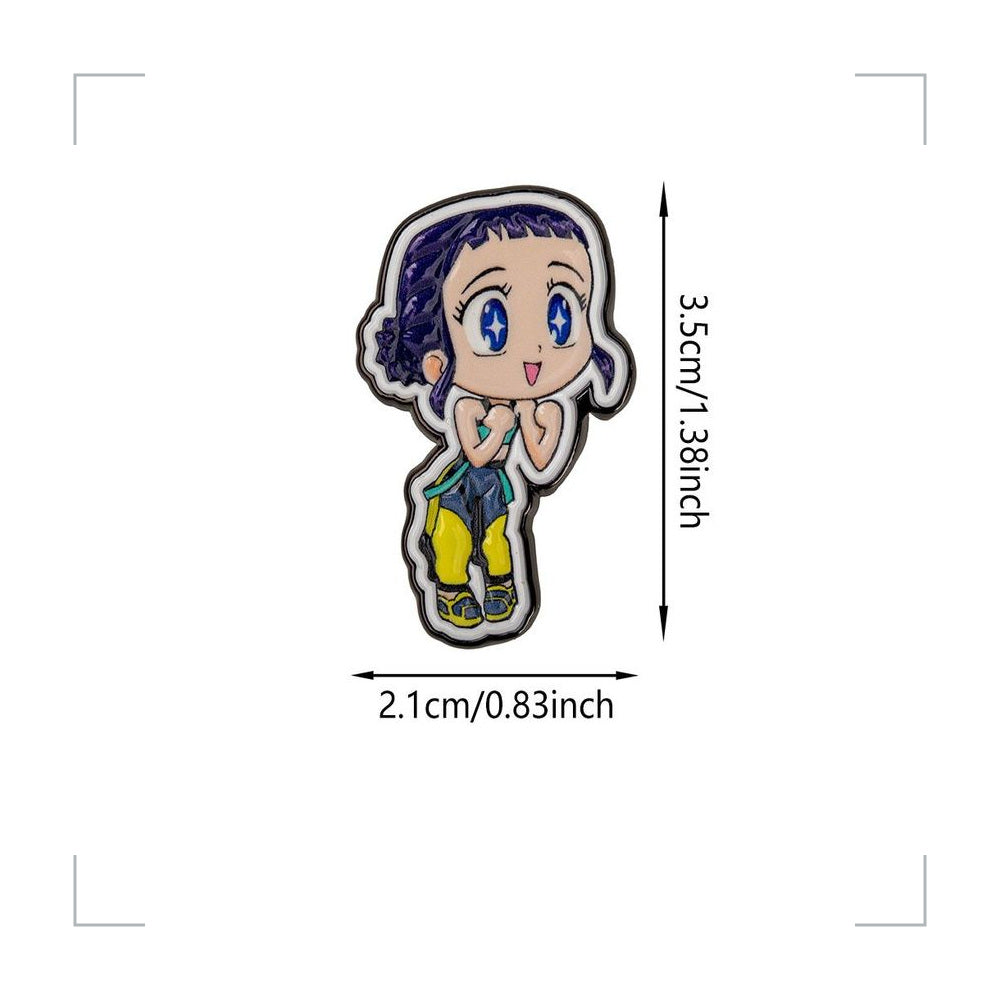 [BG_UNKNOWN] Kpop Demon Hunters Zinc Alloy Brooch 4