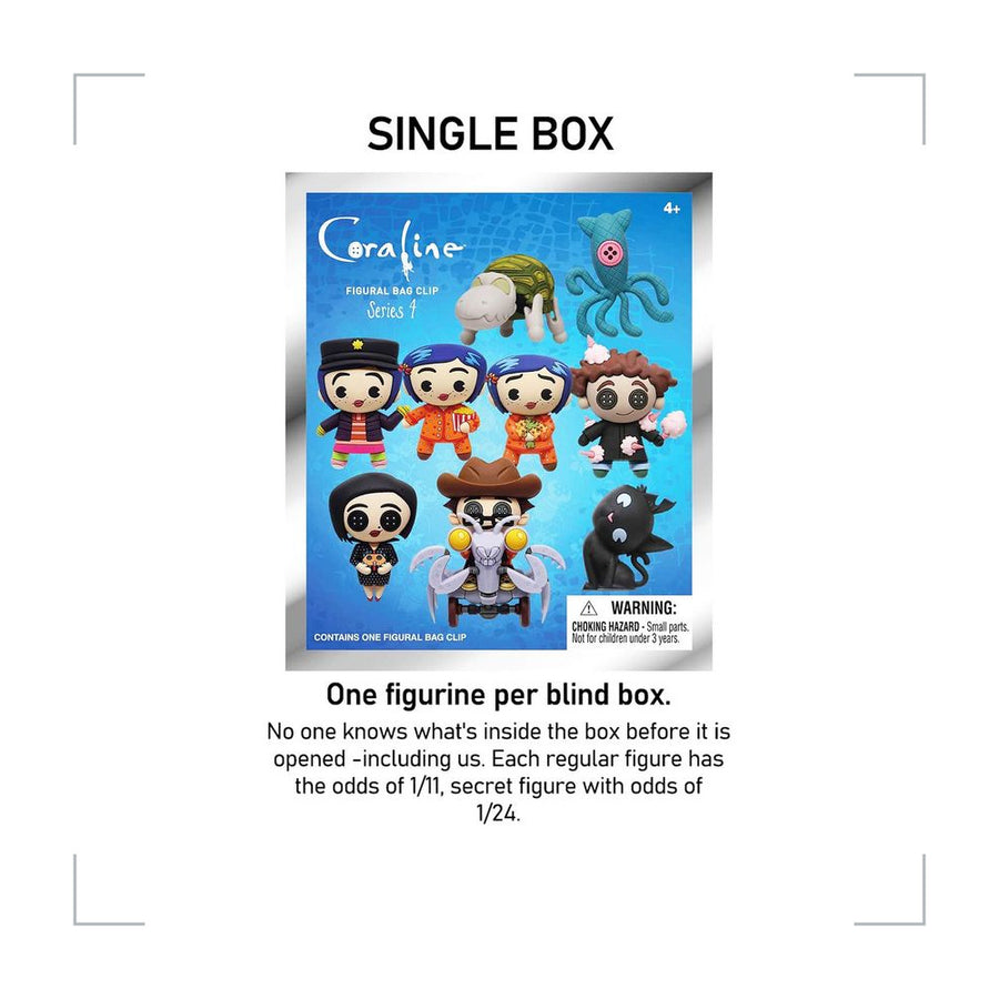 [BG_UNKNOWN] Coraline PVC Blind Bag Keychain 4