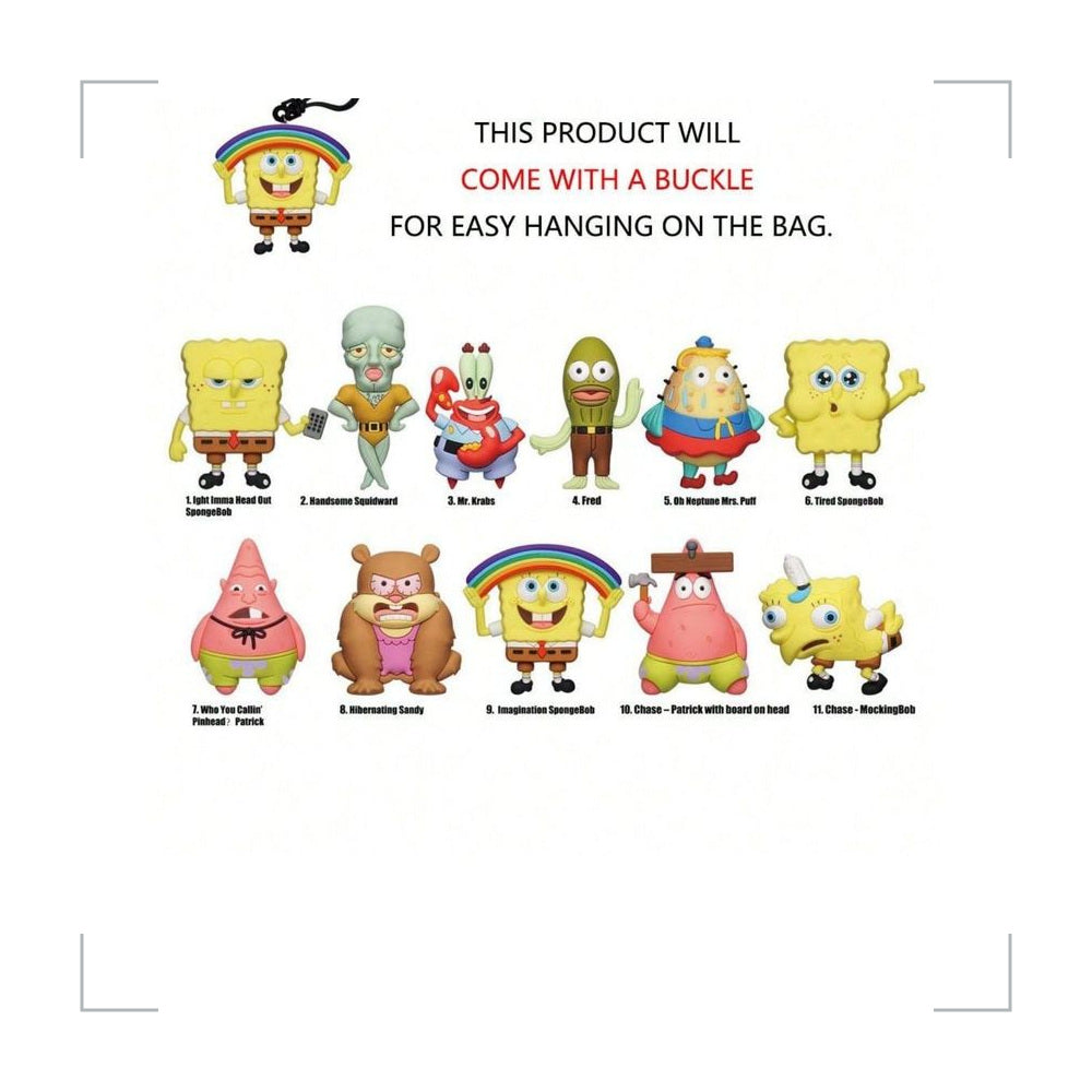 [BG_UNKNOWN] SpongeBob PVC Blind Bag Keychain 4
