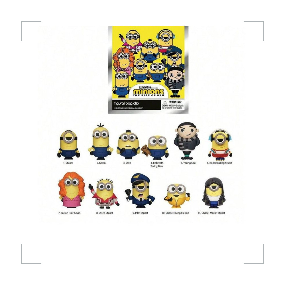 [BG_UNKNOWN] Minions PVC Blind Bag Keychain 4