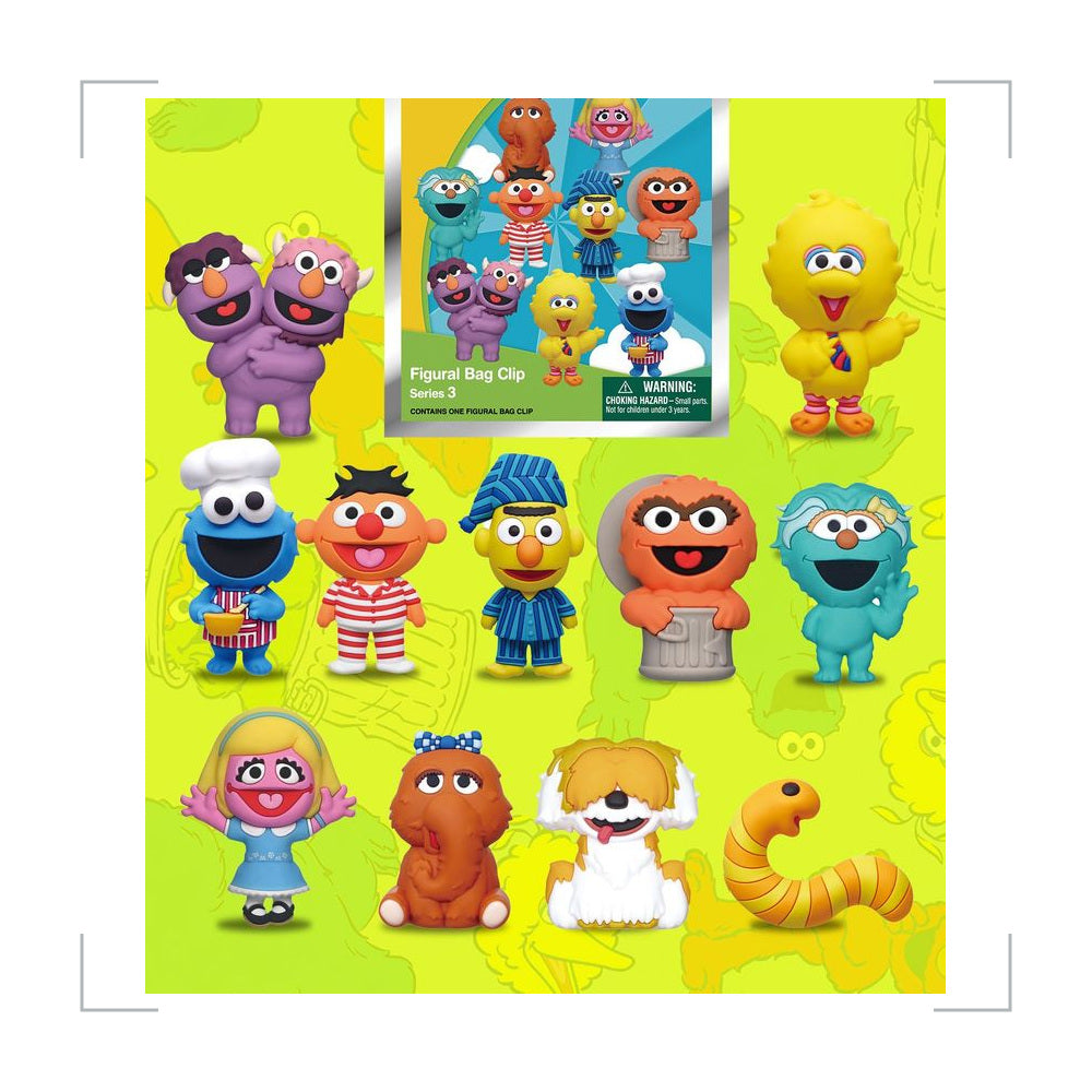 [BG_UNKNOWN] Sesame Street PVC Blind Bag Keychain 4