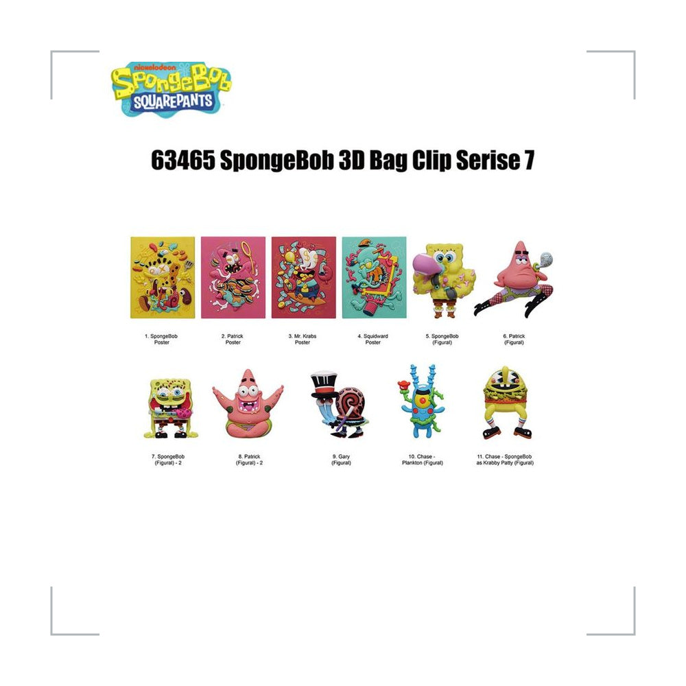 [BG_UNKNOWN] SpongeBob PVC Blind Bag Keychain 4