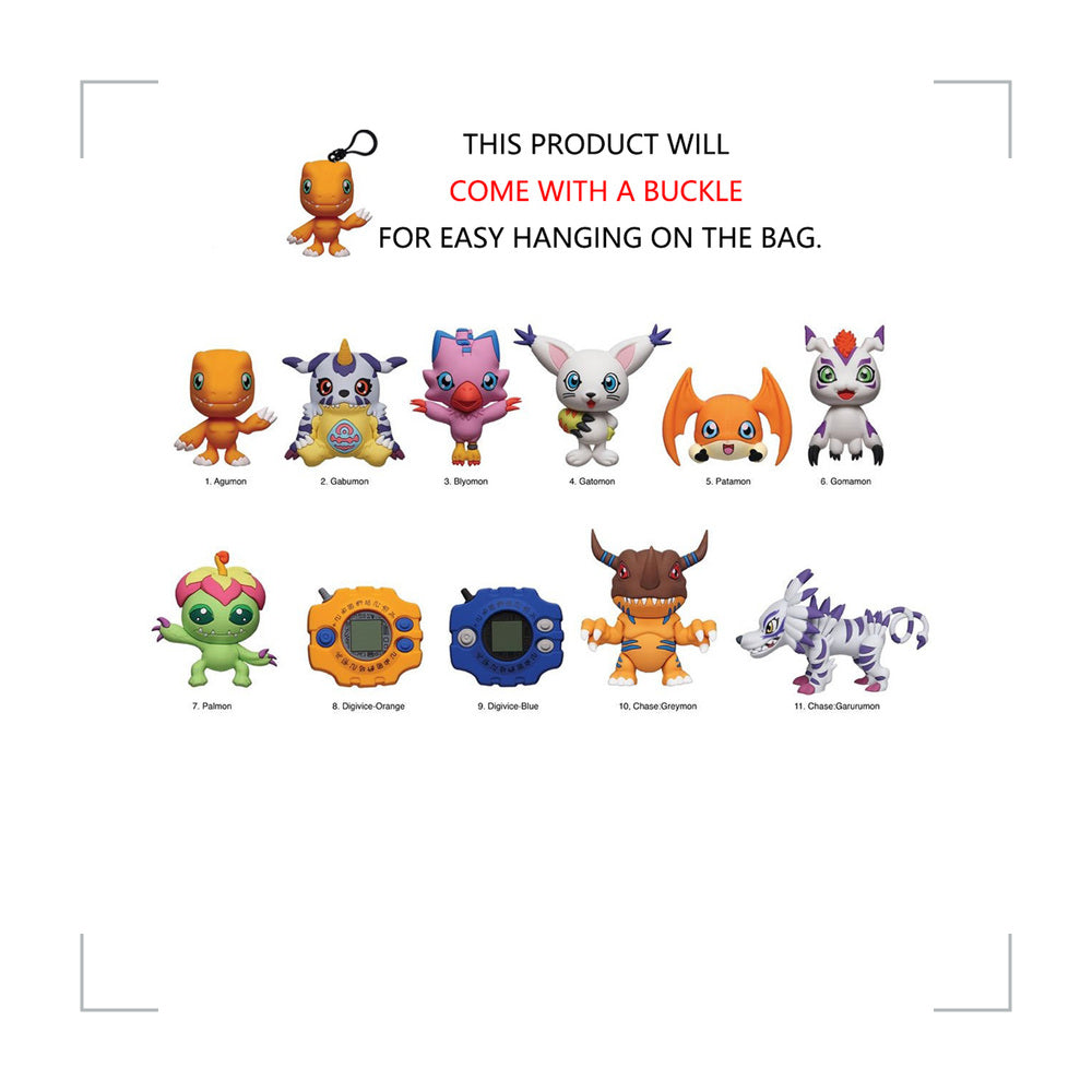 [BG_UNKNOWN] Digimon PVC Blind Bag Keychain 4