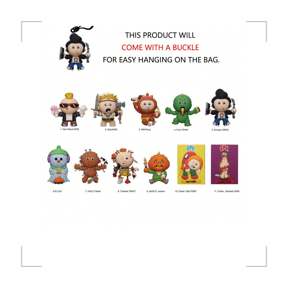 [BG_UNKNOWN] GPK PVC Blind Bag Keychain 4