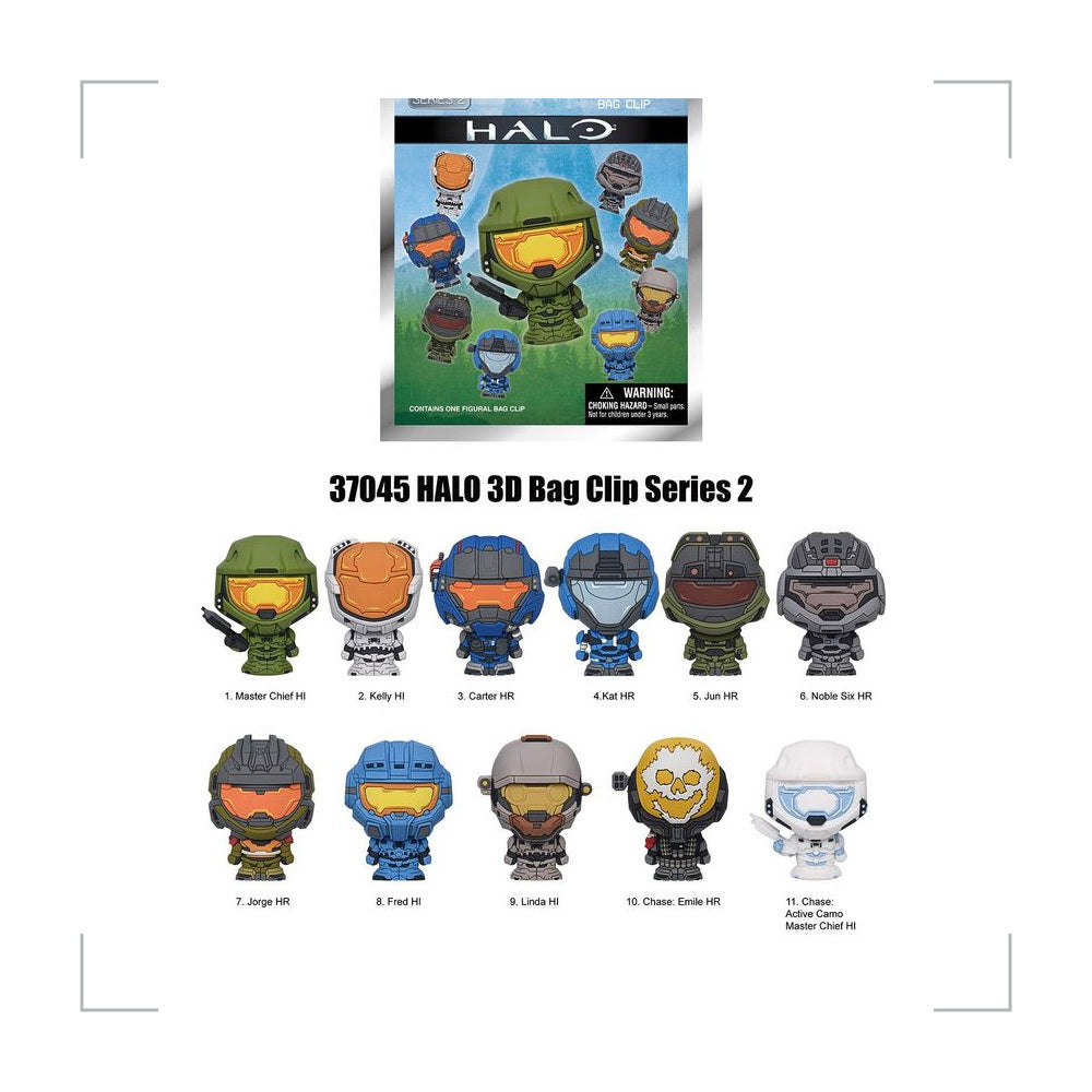[BG_UNKNOWN] HALO PVC Blind Bag Keychain 4