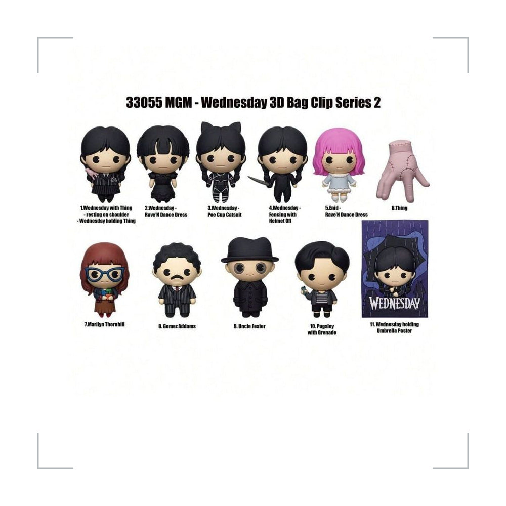 [BG_UNKNOWN] Wednesday PVC Blind Bag Keychain 4