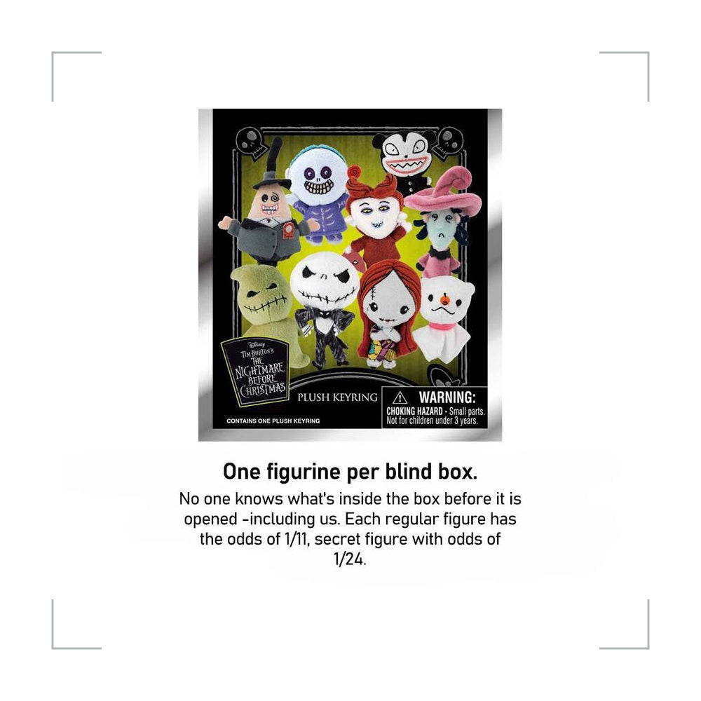 [BG_UNKNOWN] The Nightmare Before Christmas Plush Blind Bag Keychain 4