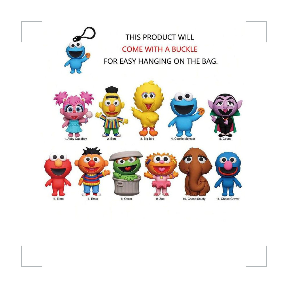 [BG_UNKNOWN] Sesame Street PVC Blind Bag Keychain 4