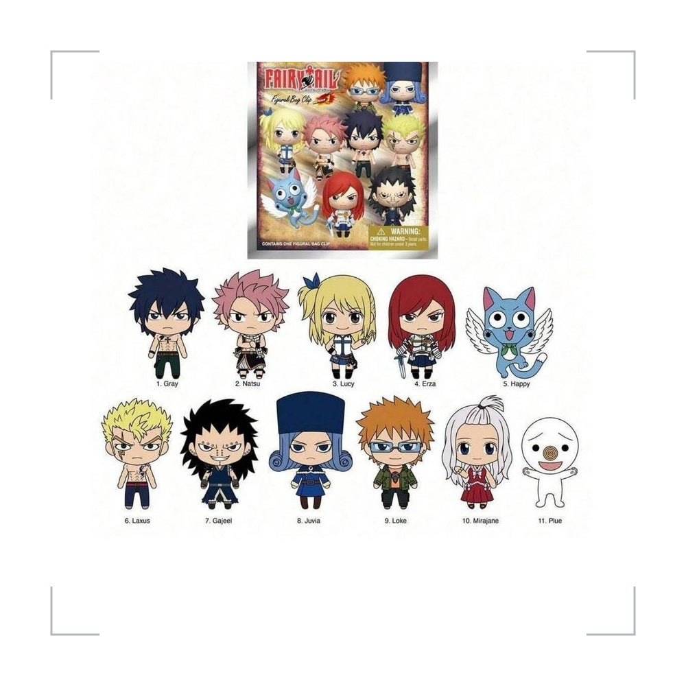 [BG_UNKNOWN] Fairy Tail PVC Blind Bag Keychain 4