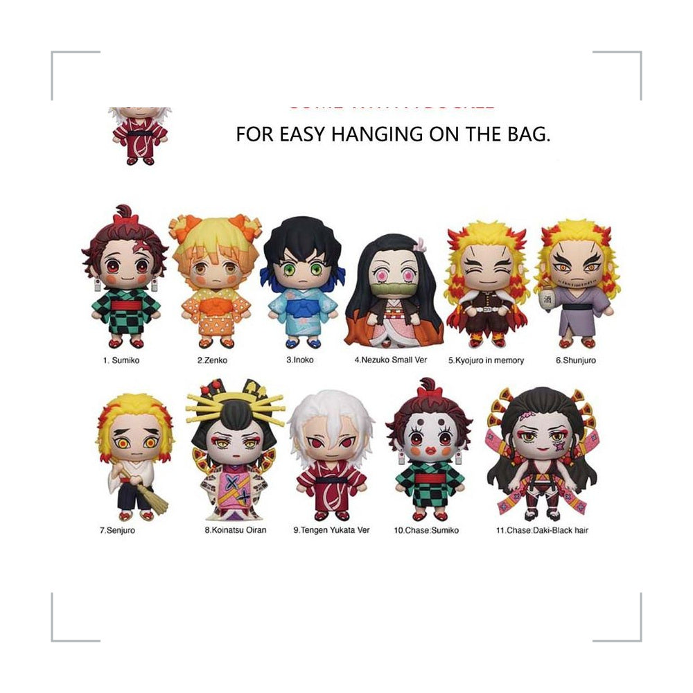 [BG_UNKNOWN] Demon Slayer PVC Blind Bag Keychain 4