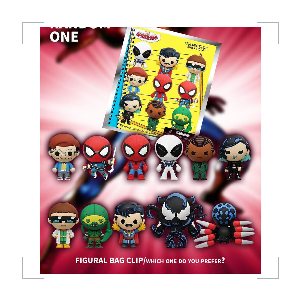 [BG_UNKNOWN] Spider-Man PVC Blind Bag Keychain 4