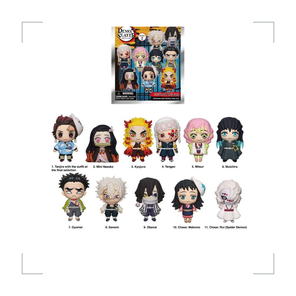 [BG_UNKNOWN] Demon Slayer PVC Blind Bag Keychain 4