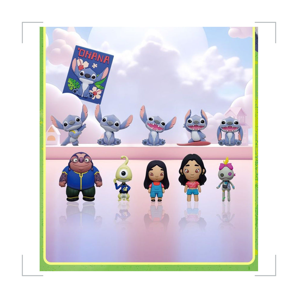 [BG_UNKNOWN] Stitch PVC Blind Bag Keychain 4
