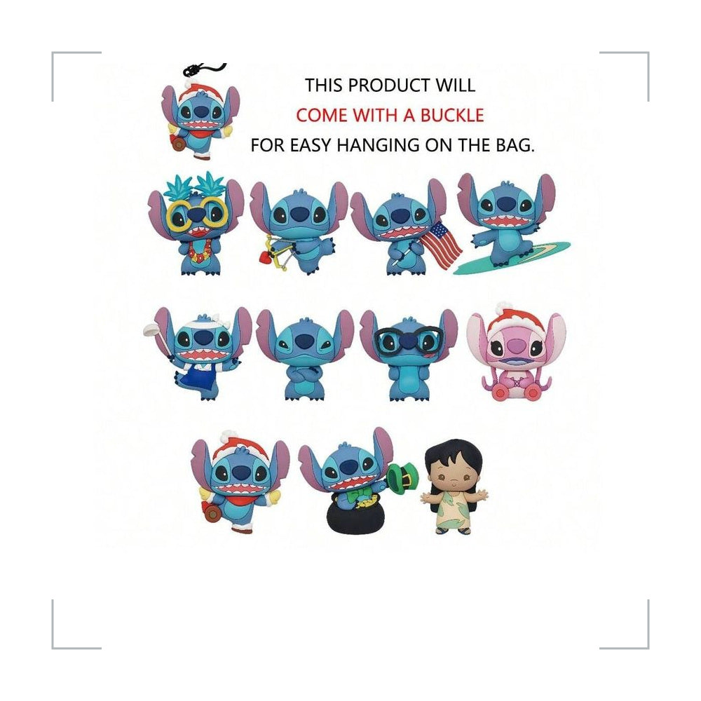 [BG_UNKNOWN] Stitch PVC Blind Bag Keychain 4