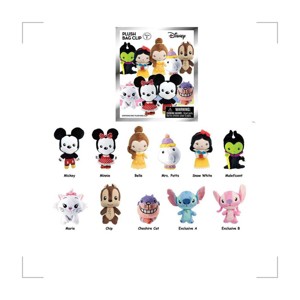 [BG_UNKNOWN] Disney Standard Characters Plush Blind Bag Keychain 4