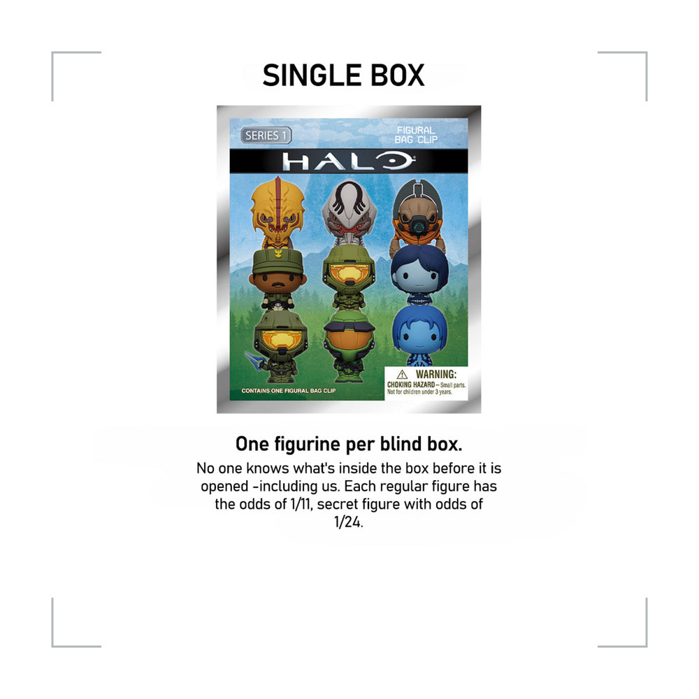 [BG_UNKNOWN] Halo PVC Blind Bag Keychain 4