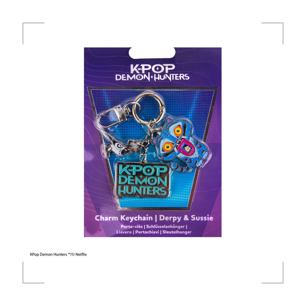 [BG_UNKNOWN] Kpop Demon Hunters Zinc Alloy Keychain 4