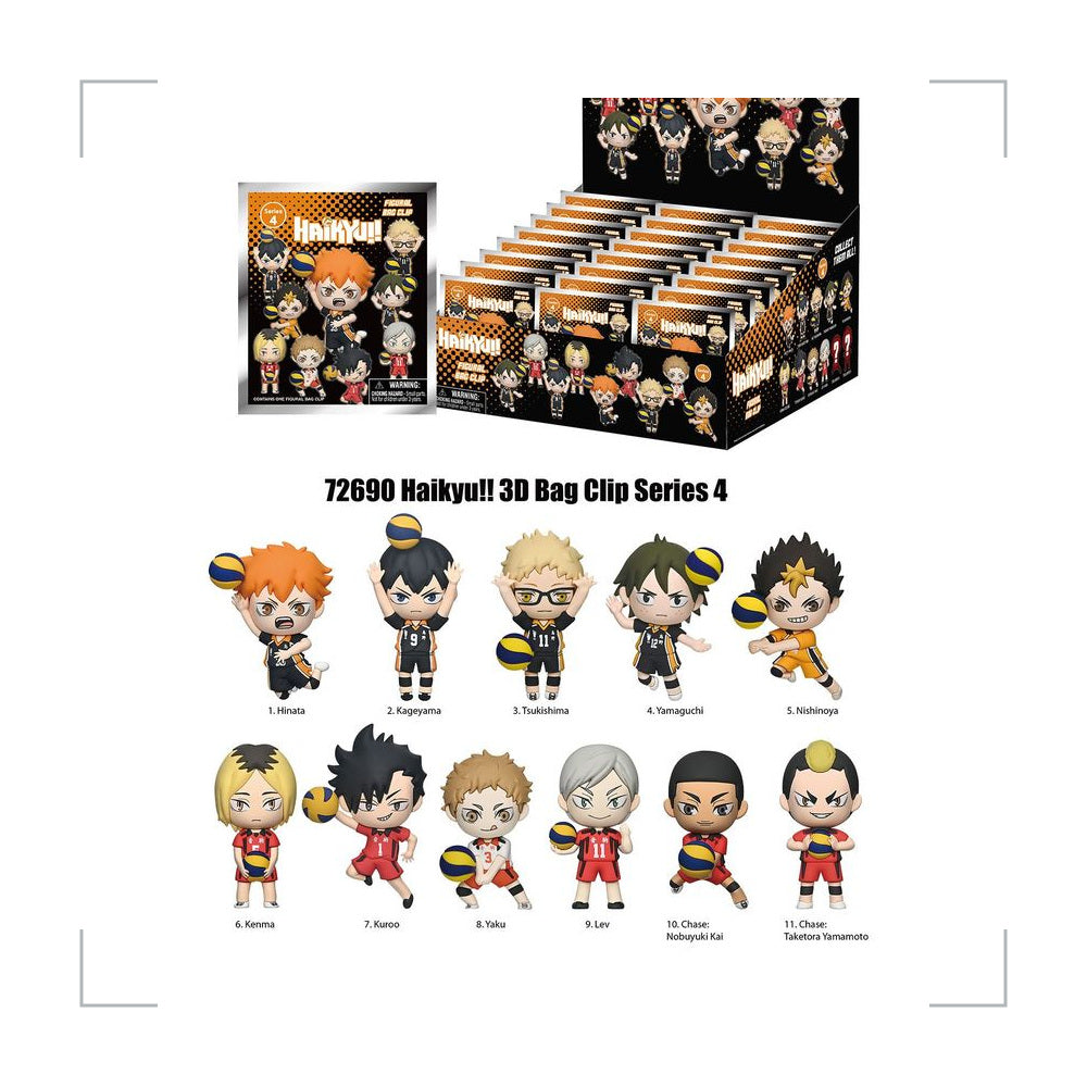 [BG_UNKNOWN] Haikyu!! PVC Blind Bag Keychain 4
