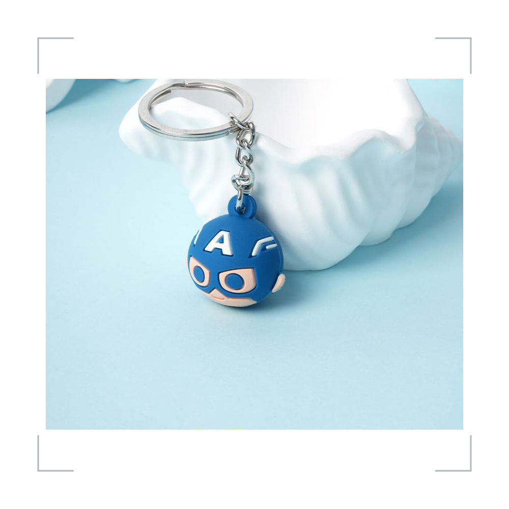 [BG_UNKNOWN] Captain America PVC Keychain 5