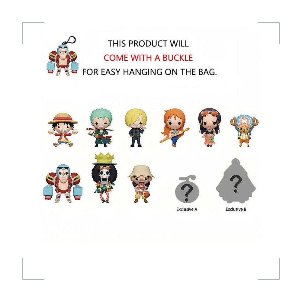 [BG_UNKNOWN] One Piece PVC Blind Bag Keychain 4