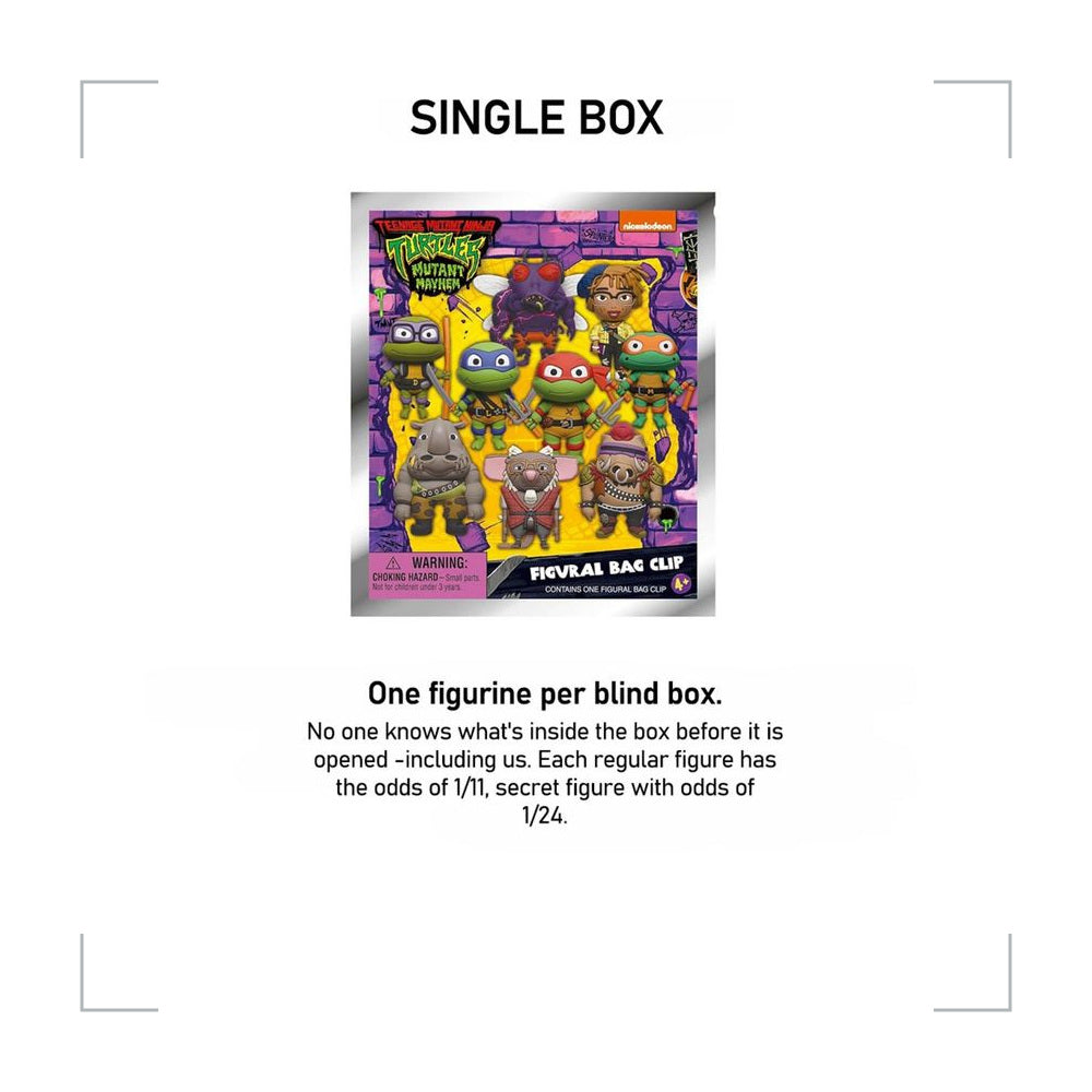 [BG_UNKNOWN] Teenage Mutant Ninja Turtles PVC Blind Bag Keychain 4