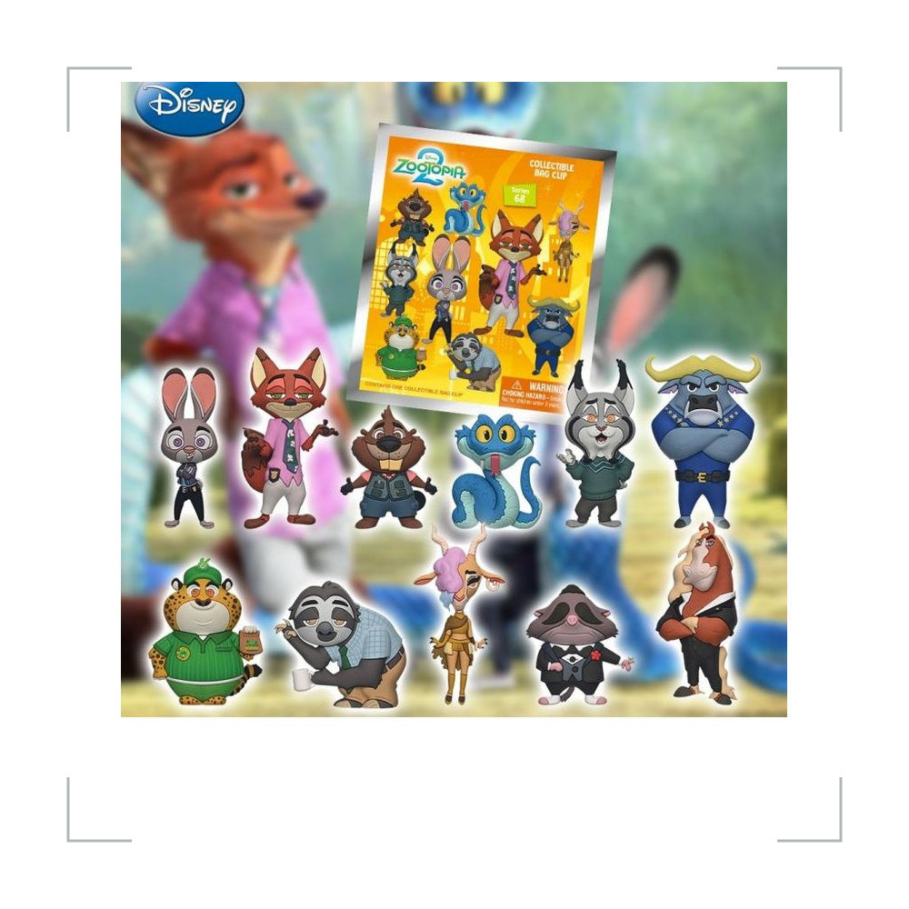 [BG_UNKNOWN] Zootopia PVC Blind Bag Keychain 4