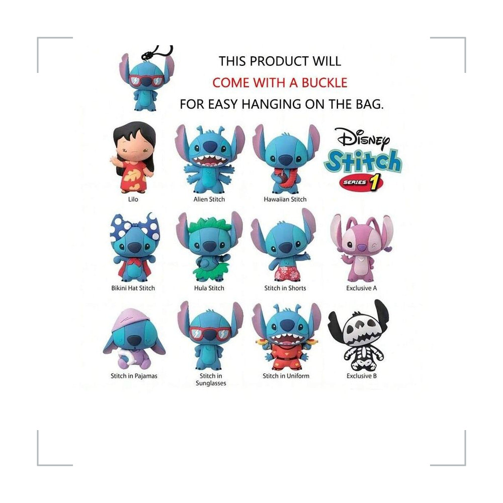 [BG_UNKNOWN] Stitch PVC Blind Bag Keychain 4