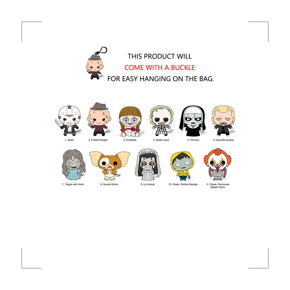 [BG_UNKNOWN] Horror Plush Blind Bag Keychain 4